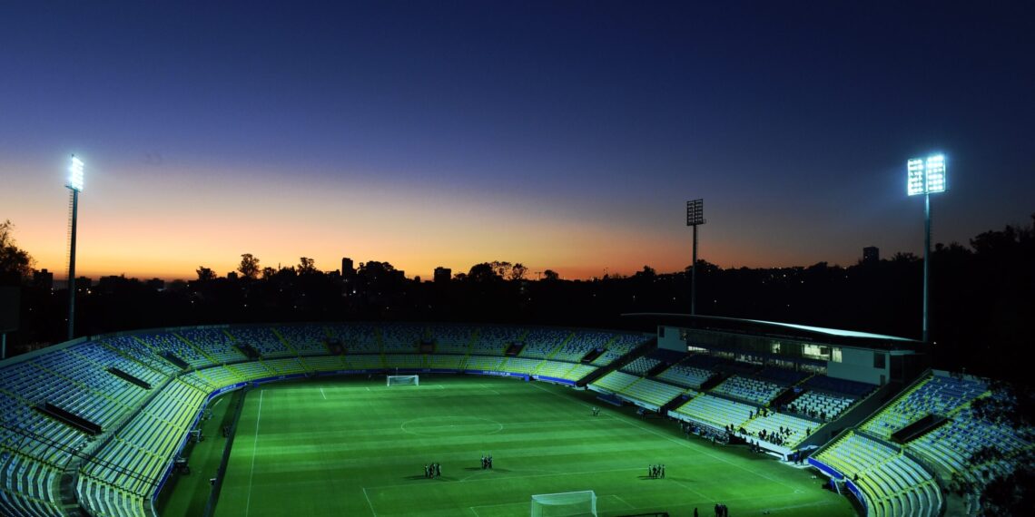 General view of the Sausalito stadium during a training session of the Bolivian national football team ahead of the Copa America 2015 in  Vina del Mar, Chile, on June 11, 2015.  AFP   PHOTO/JUAN BARRETO        (Photo credit should read JUAN BARRETO/AFP via Getty Images)