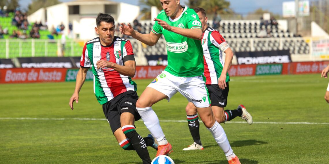 Palestino y Audax Italiano empatan a 3 goles en el clásico de colonias.