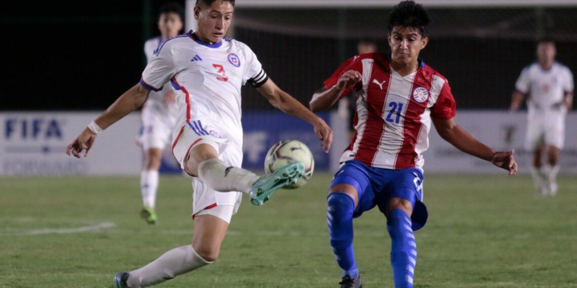Chile Sub-17 perdió ante Paraguay Sub-17 por 3 goles a 0 en el cuadrangular internacional Juaju.
