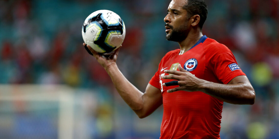 Copa America Brazil 2019 group C match between Ecuador and Chile at Arena Fonte Nova Stadium on June 21, 2019 in Salvador, Brazil. (Photo by Felipe Oliveira/Getty Images)