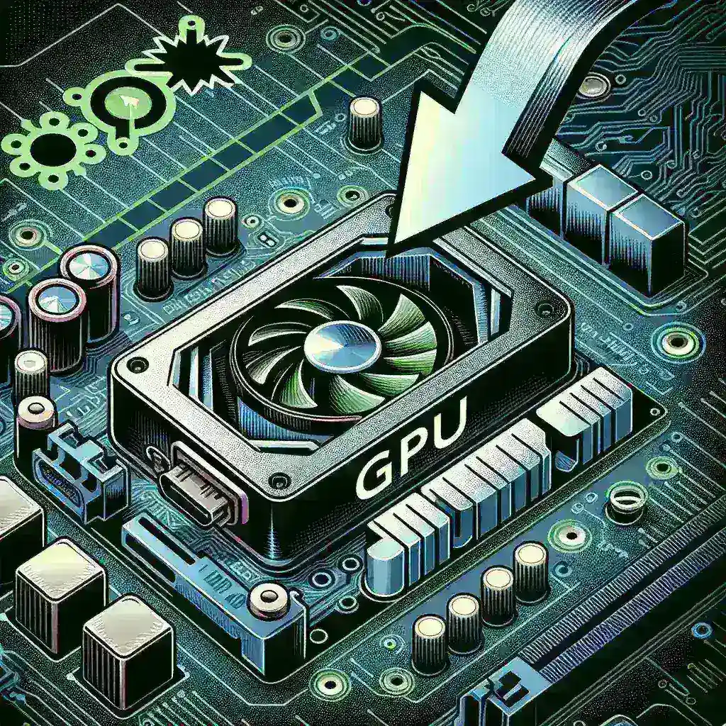 "Imagen de una tarjeta gráfica Nvidia y una AMD instaladas en un sistema de computadora, ilustrando la necesidad de actualizaciones de UEFI para modelos de GPU plug-and-play"