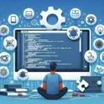 "Imagen que ilustra los errores comunes al desarrollar software, destacando cómo identificarlos y evitarlos para mejorar la calidad del código y la eficiencia del proceso de desarrollo."