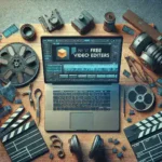 "Captura de pantalla de la interfaz de uno de los mejores editores de video gratuitos 2024, destacando herramientas de edición y opciones de exportación, en el artículo 'Los Mejores Editores de Video Gratuitos: Guía Completa 2024'."