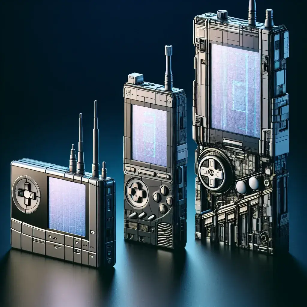 "Gráfica que ilustra los cambios en la arquitectura de dispositivos de juegos portátiles, destacando su impacto en el rendimiento y la experiencia del usuario en el futuro."